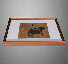 介休书画装裱配框服务案例